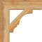 Ekena Millwork Balboa Block Rough Sawn Bracket, Western Red Cedar, 4"W x 18"D x 18"H BKT04X18X18BOA05RWR - alternate 3